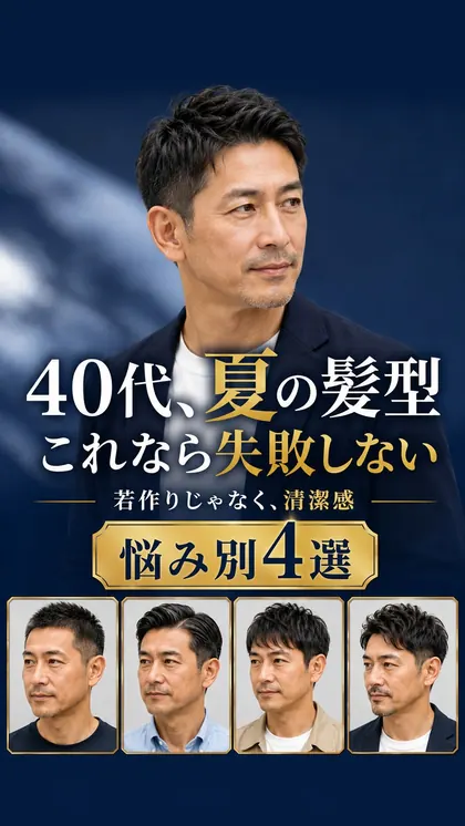 投稿「40代、夏の髪型 これなら失敗しない」